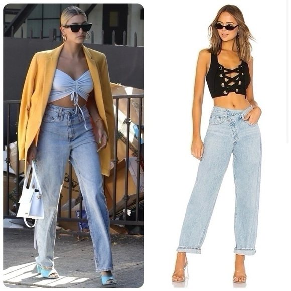 NEW Agolde Women’s Criss Cross Upsized Jeans - Picture 4 of 14